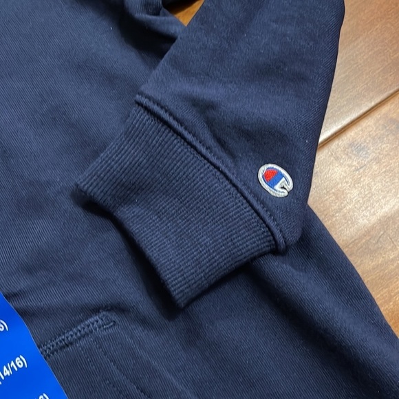 NWT Champion hoodie navy color Size L - Picture 6 of 9